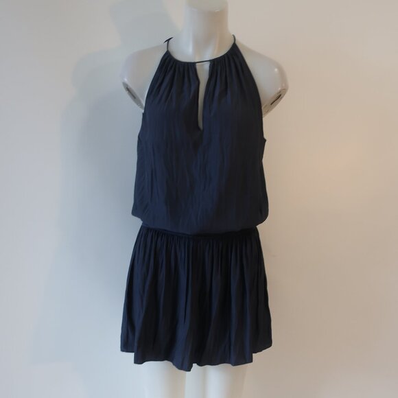 Ramy Brook Dresses & Skirts - Womens Ramy Brook Navy Blue Smocked Waist Dress M
